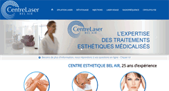 Desktop Screenshot of esthetique-laser.com